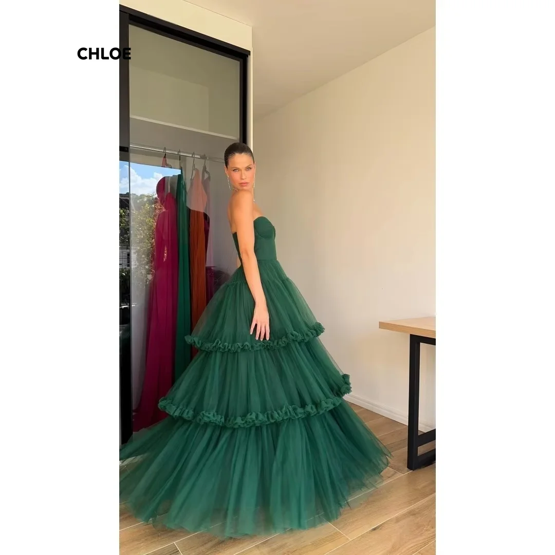 Sukienka Gala Line A szyta na miarę, luksusowa suknia wieczorowa damska, elegancka, luksusowa sukienka na przyjęcie, bez ramiączek, bez rękawów.