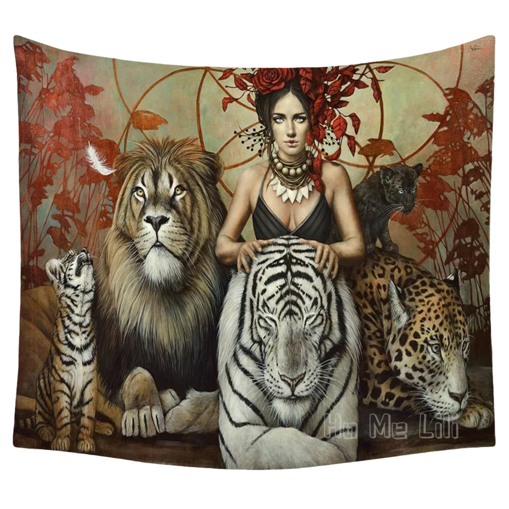 Sophie Wilkins Peintre Art Portraiture Indoor And Outdoor Tapestry Multifunctional Wall Hanging