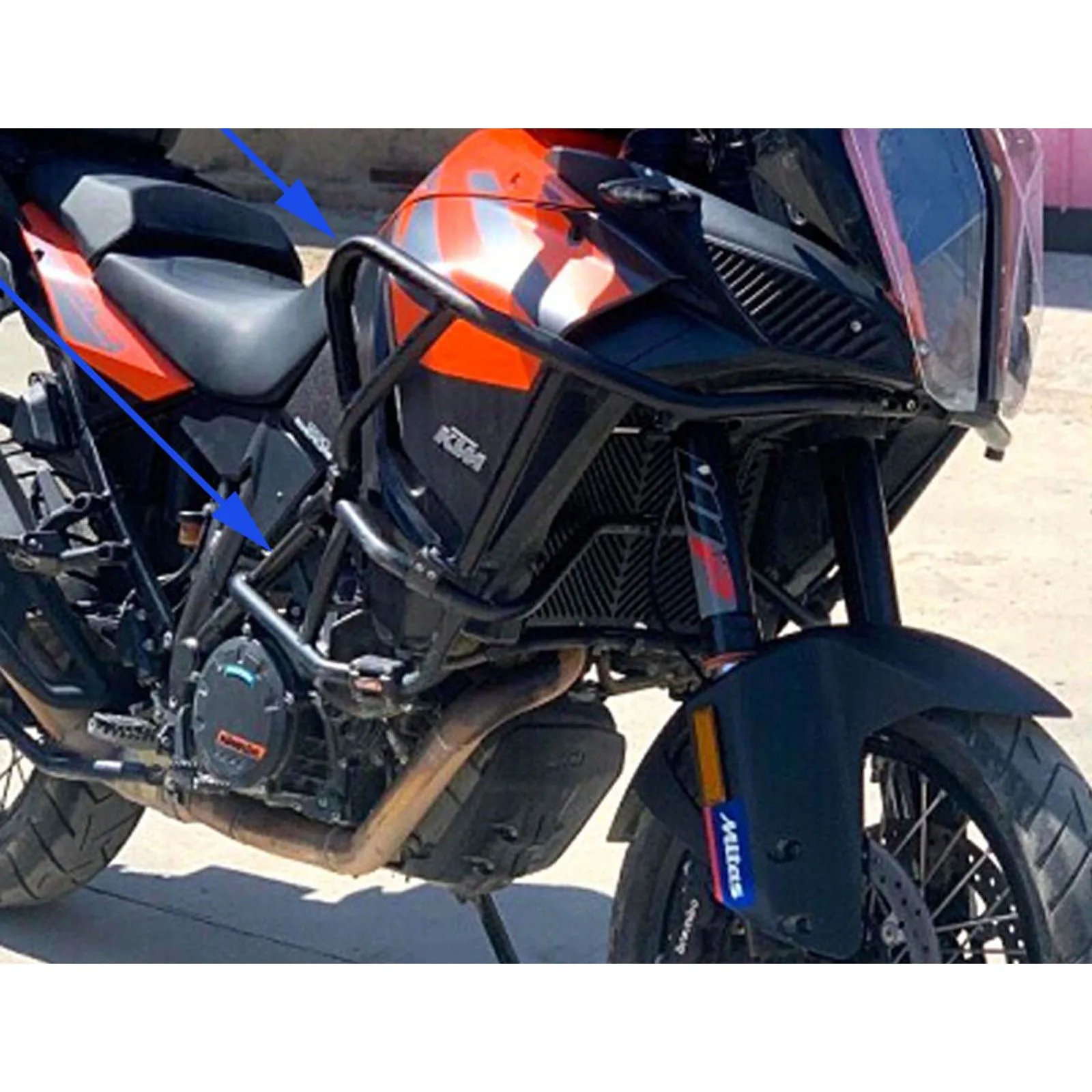 

Для KTM 1090 Adventure R 2017 2018 2019, черные защитные дуги двигателя