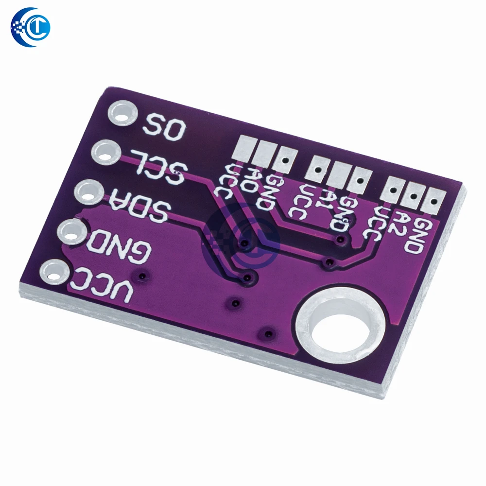 Sensor de temperatura LM75 LM75A, interfaz I2C de alta velocidad, módulo de placa de desarrollo de alta precisión para Arduino