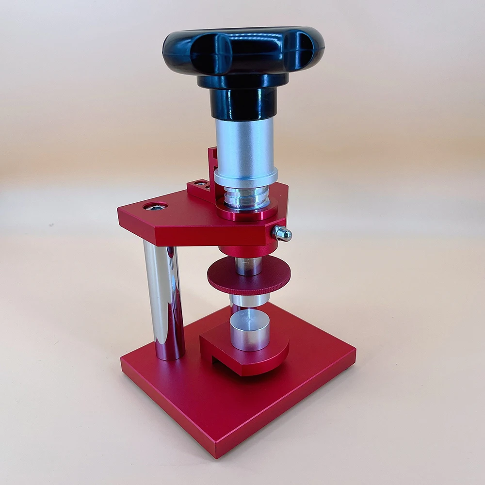 Watch Repair Tool Case Back Bezel Press with 25 Dies Watch Back Cover Press Screw Capping Machine Watch Case Closer