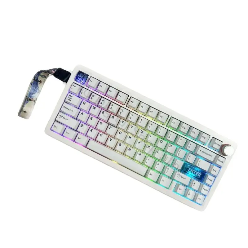96BA QK75 Wireless Mechanical Keyboard with VIA Control and Gasketed Typing Feel