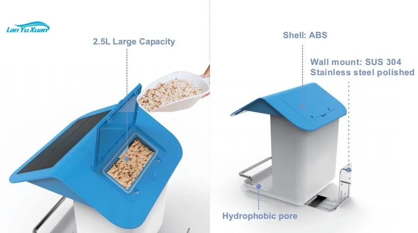 smart bird feeder with cam-era for outside Bird Watching Feeder Cam-era AI Recognizes  Species  Solar Powered