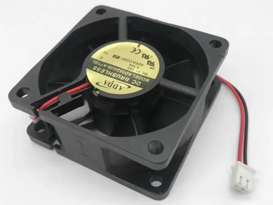 

NEW FOR ADDA 6025 AD0624UB-A71GL DC24V 0.16A 6CM Cooling Fan