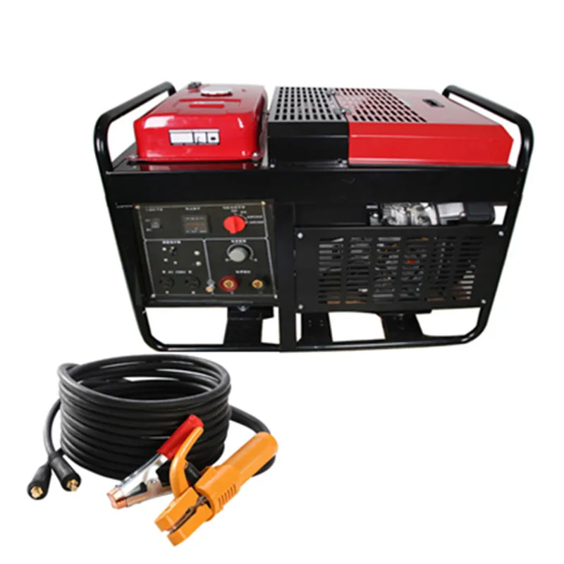 10kw gasoline engine manual metal arc welding machine gasoline welding generator