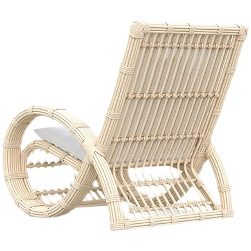 Outdoor Rattan Sofa Balcony Garden Rattan Leisure Sofa Chair Room Outdoor Floor Rattan Chair Coffee Table Sun Room Furniture