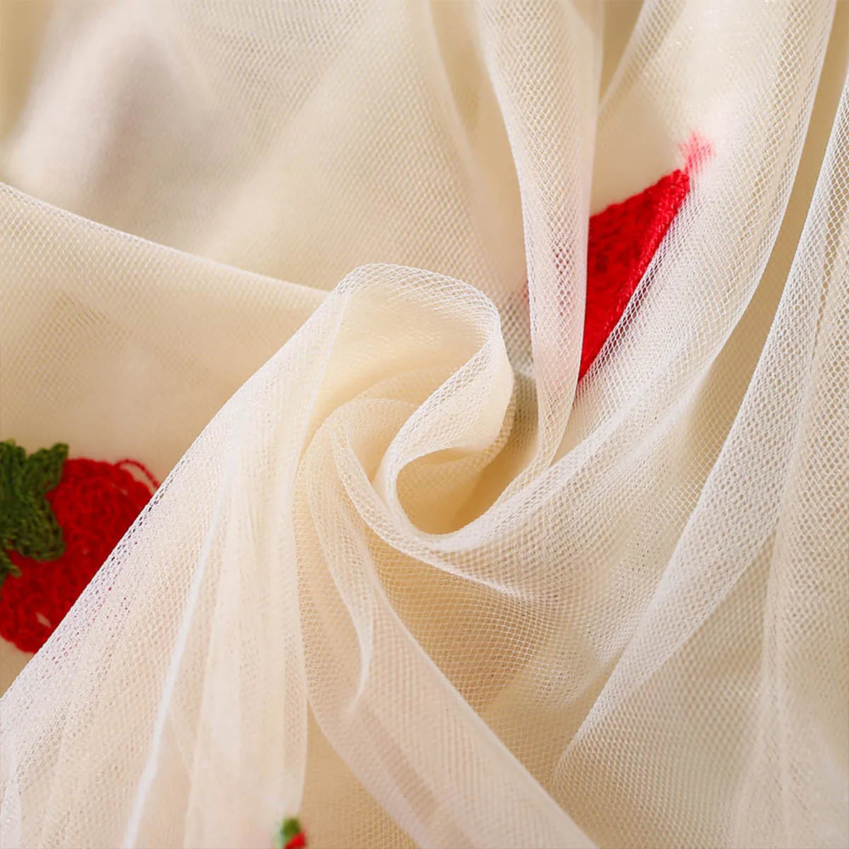 فستان صيفي بأكمام فقاعية لملابس الأطفال البنات بعمر 0-2 سنة فستان الأميرة لحفلات أعياد الميلاد والبنات على شكل فراولة #6