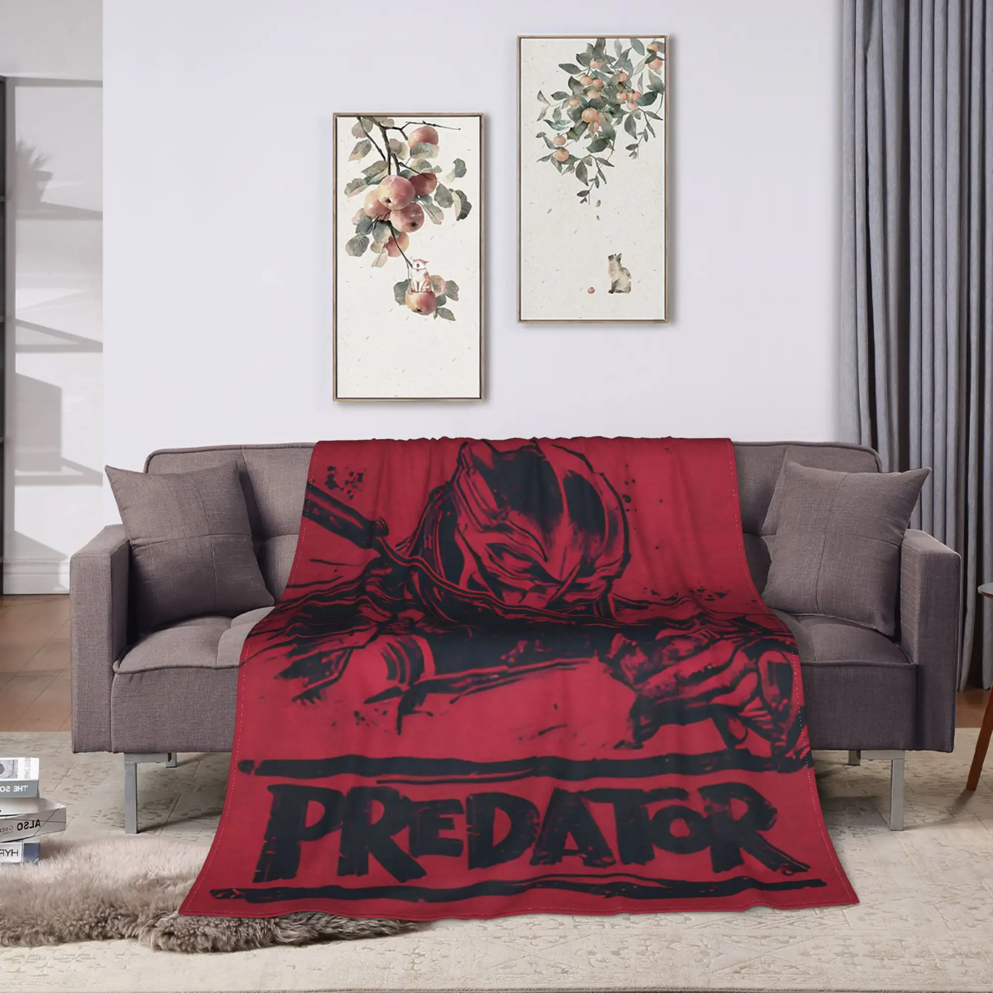 المفترس Badlands 2025 أفلام بطانية دافئة السفر مكتب أفخم رمي بطانية مضحك الأريكة السرير الفانيلا المفرش أريكة غطاء سرير