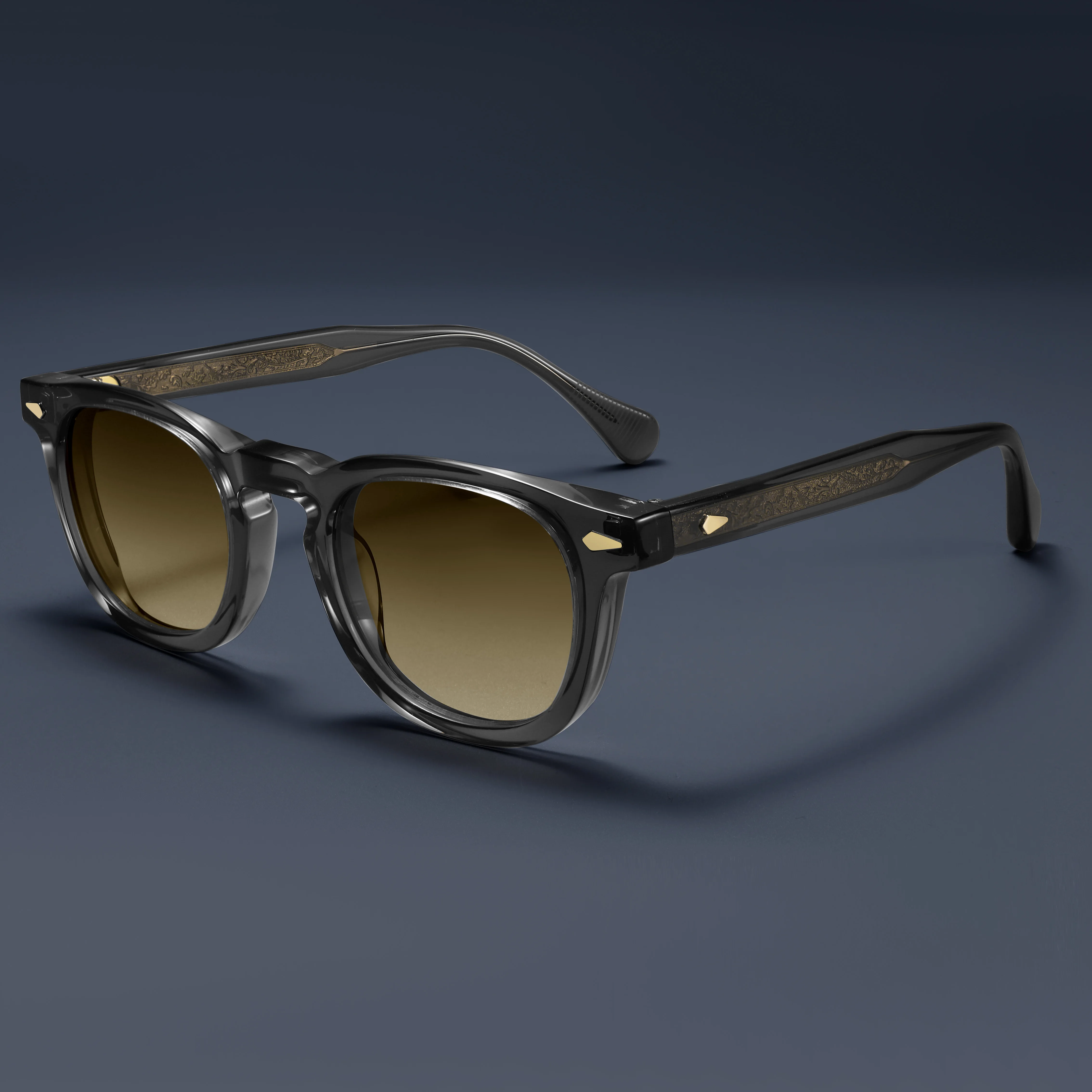 

Unisex Genderless Thick Acetate Rivet Sunglasses Modular Frame Kits Fashion Statement