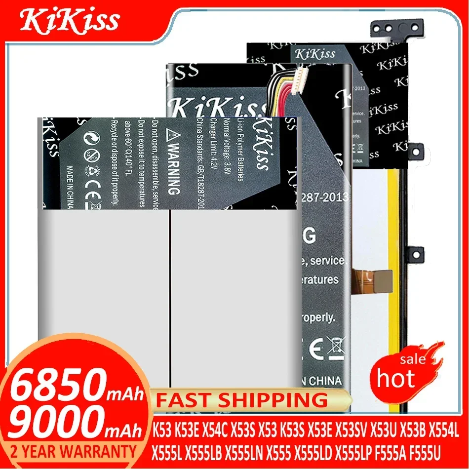 Bateria para Asus K53 K53e X54c X53s X53 K53s X53e X53sv X53u X53b X554l X555lb X555ln X555 X555ld X555lp F55555555555555555555555555a