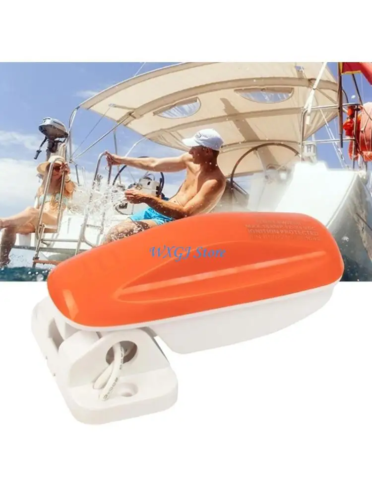 

37JE Permanent ABS Vessel Bilge Fan Change Automatic Drain Transducer 12V 24V 32V Water Stage Detection