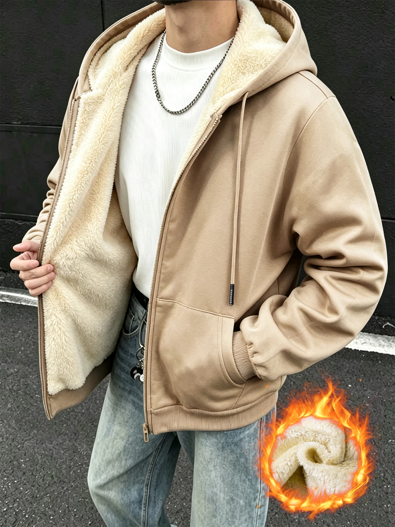 Winter Men's Daily Outdoor She - Sherpa Hoodie Fleece review and price