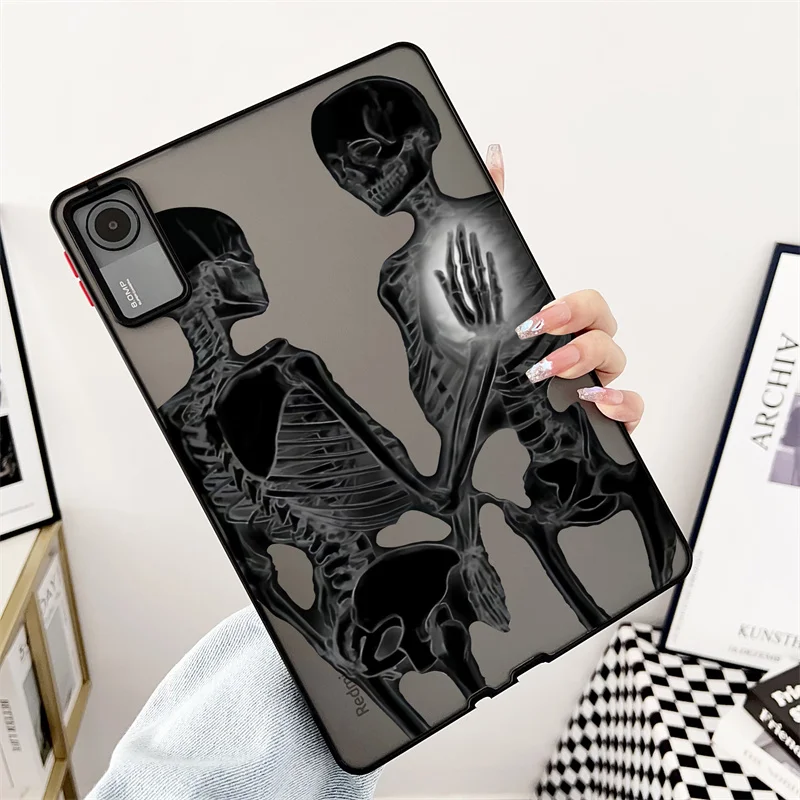 เคสแท็บเล็ตแบบแข็งรูปหัวใจสำหรับ Xiaomi Pad 6 Case Mi Pad 6 5 11 ''6S Pro 12.4'' redmi Pad SE 2023ฝาครอบป้องกันเต็มรูปแบบ