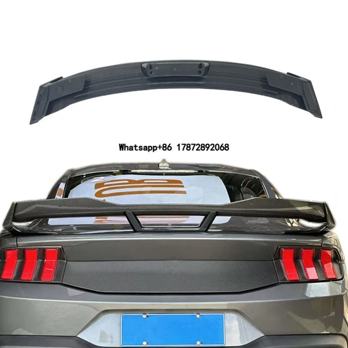 

Carbon Fiber Big Wing Spoiler for Mustang 2024+ Original Dark Horse Style Spoiler