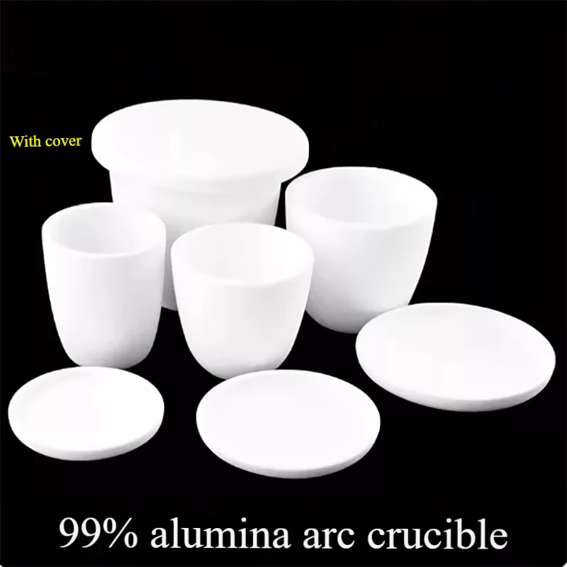 

Corundum crucible arc-shaped cover with 99% alumina high temperature resistance 1600°1000ml1300ml1500ml2200ml3500ml