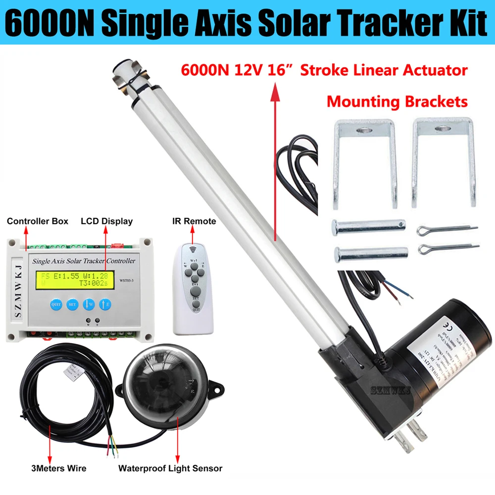 Single Axis Solar Tracker Controller &6000N 16