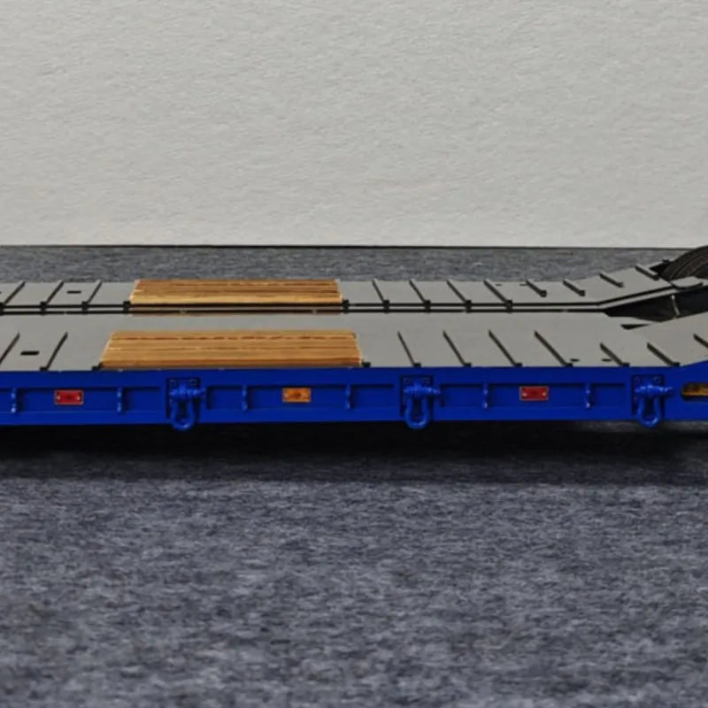 

Металлический низкорамный прицеп-гусеник 1/14 с 2 осями для радиоуправляемых моделей TAMIYA: тягачей, грузовиков, экскаваторов, DIY-моделей