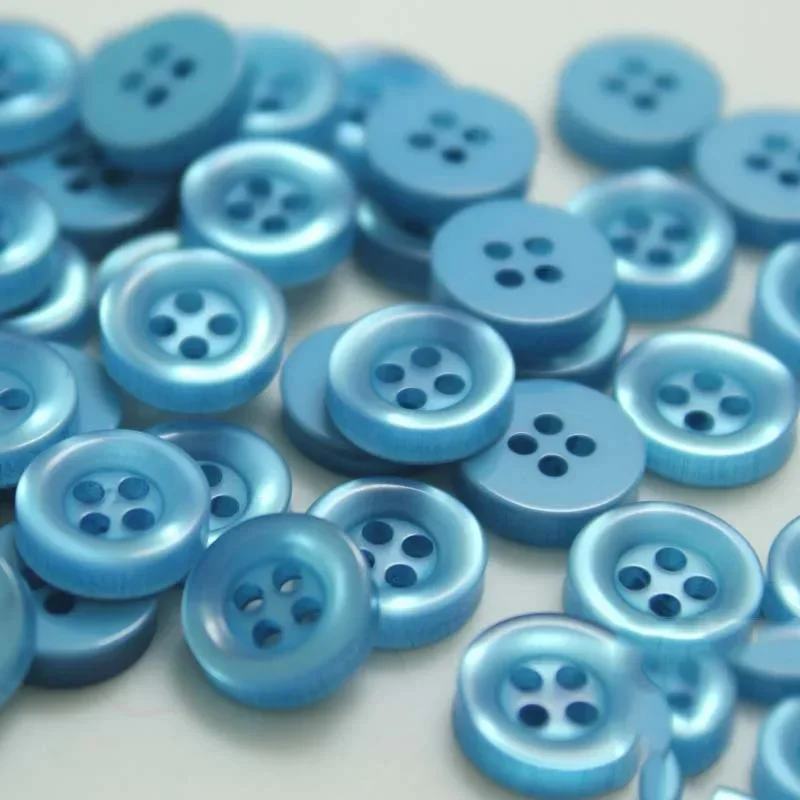 Resin Shirt Buttons for Sewing, Scrapbooking Craft, Decorative Accessories, Loose Button, 10mm, 11mm, 10Pcs