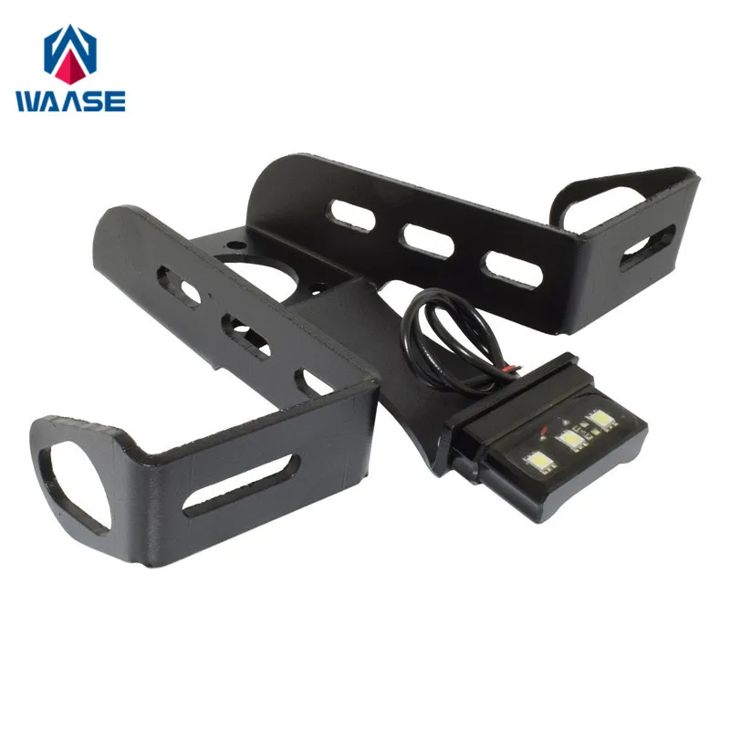 

WAASE License Number Plate Frame Holder Bracket with LED light For Yamaha YZF R6 2006 2007 2008 2009 2010 2011 2012 2013-2016