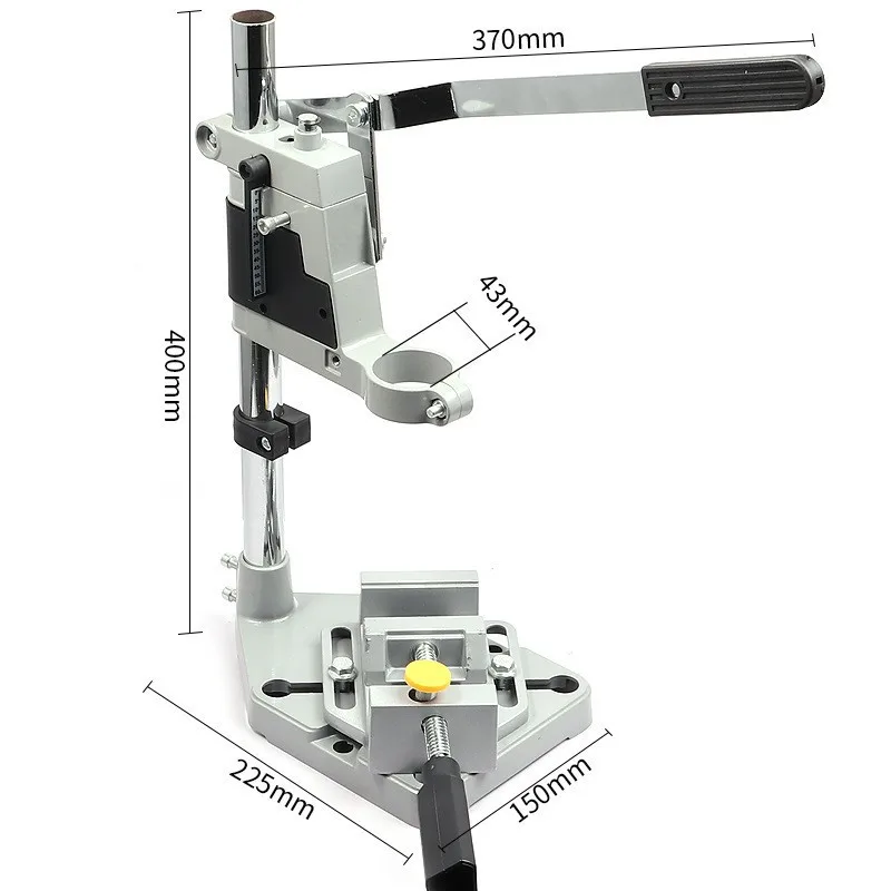 Vertical Electric Drill Stand Workbench Precision Drilling Support Holder Desktop Converter Tool For Woodworking Repairing