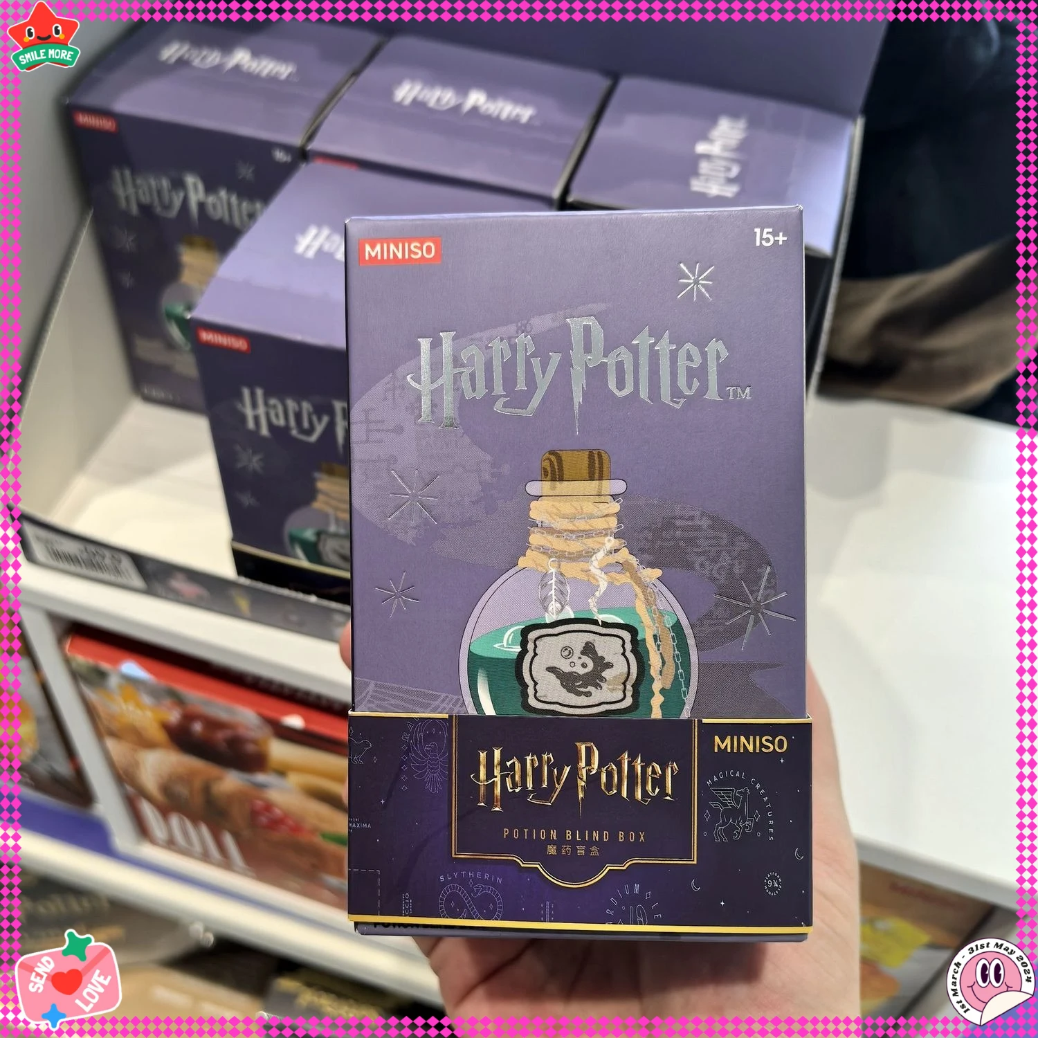 MINISO Harry Potter poción caja ciega juguete creativo estatuilla decoración de escritorio regalo juguete de moda