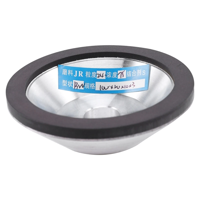 ABRE-100Mm Diamond Grinding Wheel Grinding Arc For Tungsten Steel Milling Cutter Tool Grinding Machine Grinding Machine Accessor