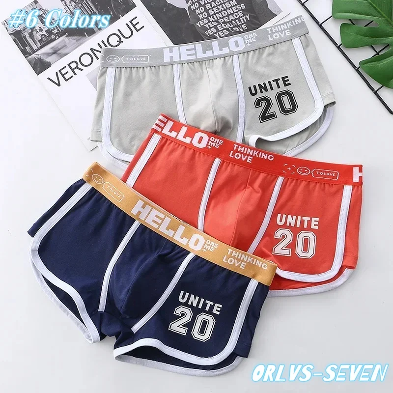 

Men's Boxer Shorts Sexy Panties Cotton Boxers Sports Breathable Comfortable Man Underpants Shorts Homme U Convex Lingerie PD3205