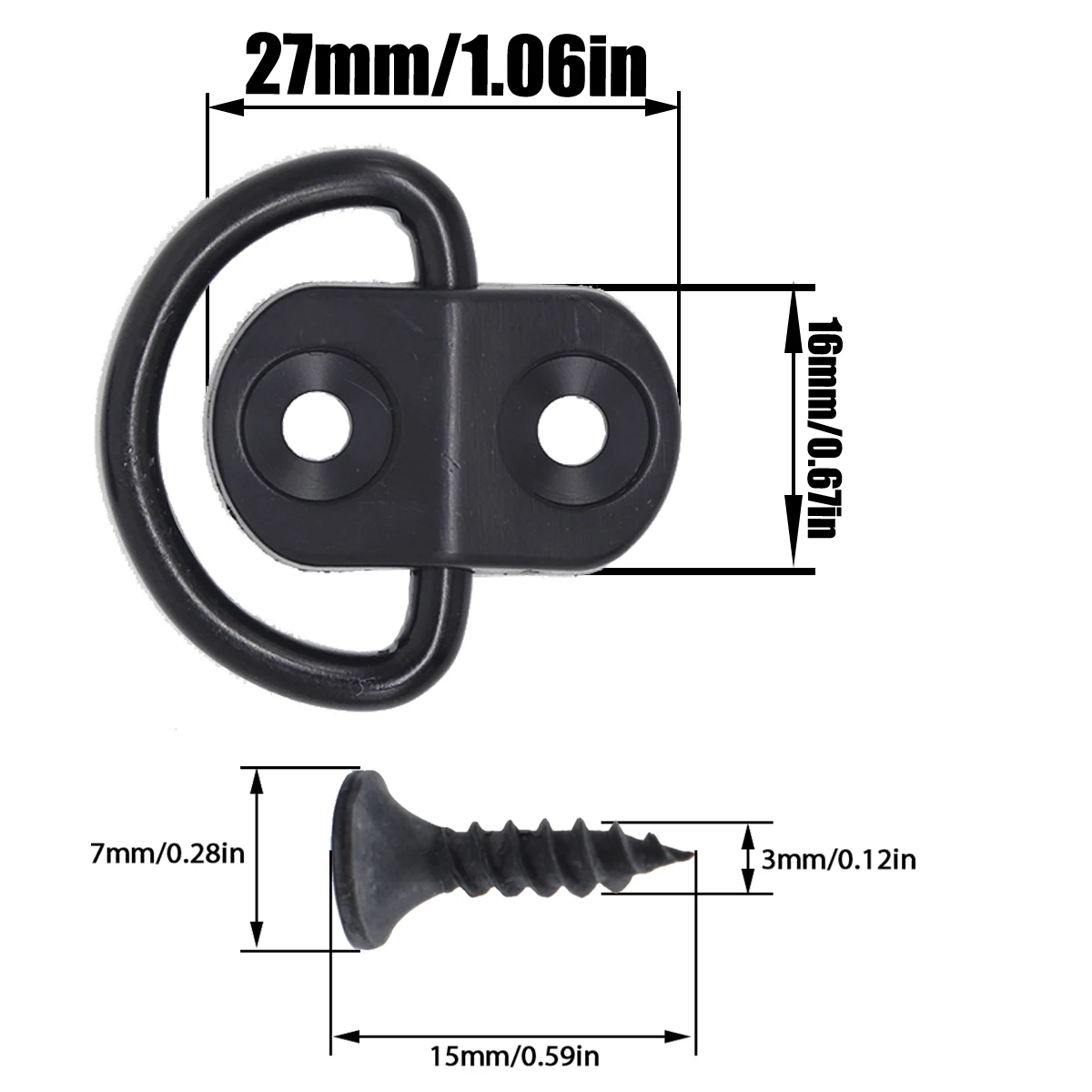 Edelstahl Pull Haken Tie Down Anker Ring Eisen Fracht Net Hinten Stamm Tie Down Ring Für Lkw Anhänger RV Boote Zubehör