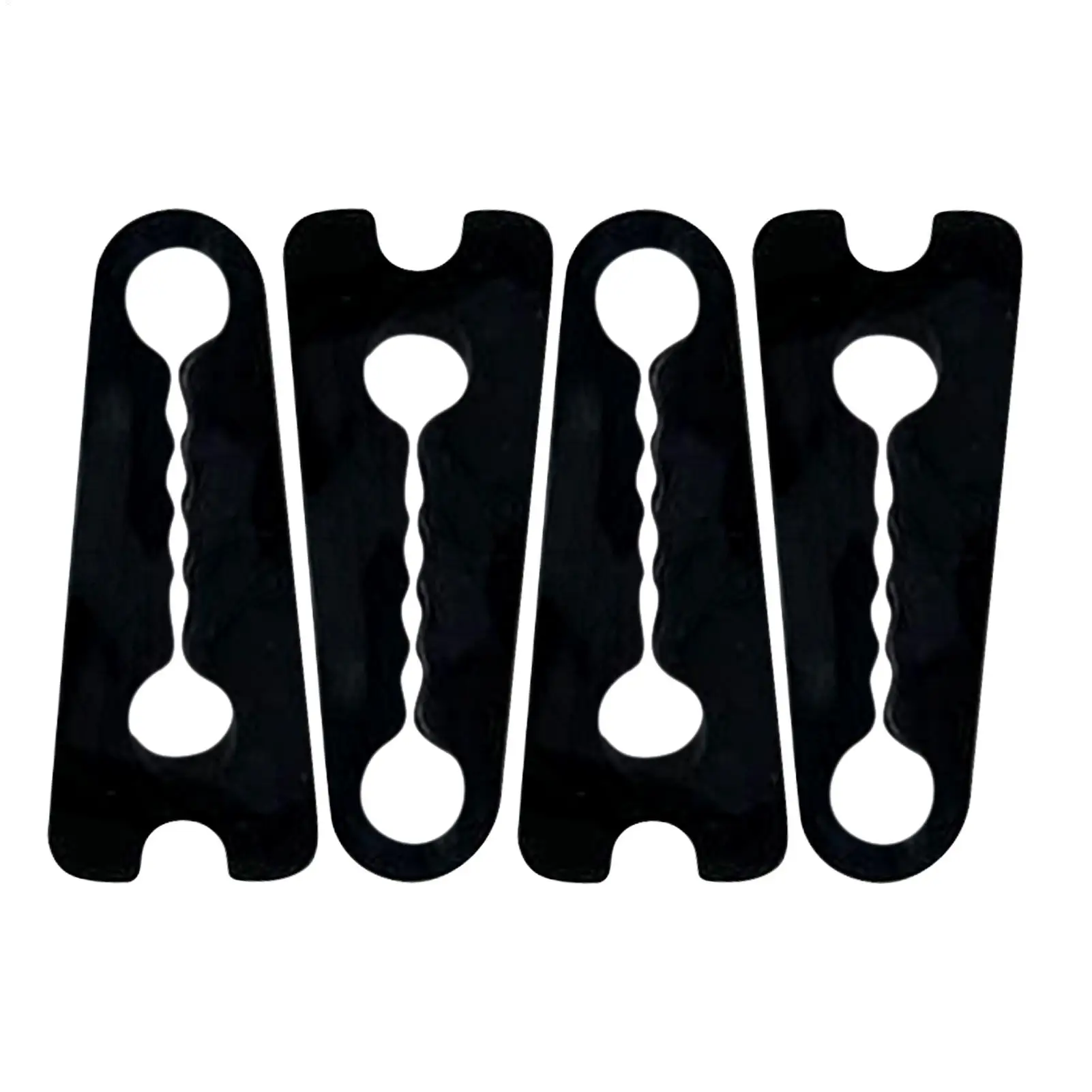 4Pcs Car Door Shock Absorber Pad Silicone Anti-Collision Buffer Gasket Noise Reduction Door Lock Protector Universal Accessories