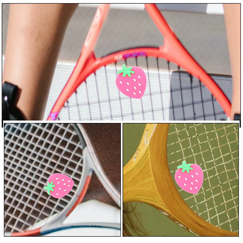 

5pcs Silicone Tennis Racket Vibration Dampeners Shock Absorbers Lightweight Small Shocking Absorber Decorative For All Racquets