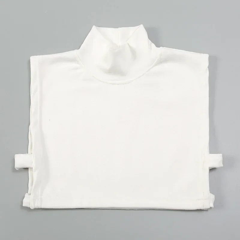 

Мягкий женский модальный искусственный воротник, однотонная водолазка, накладные воротники, высокий чехол на шею, съемный воротник, съемный утеплитель для шеи