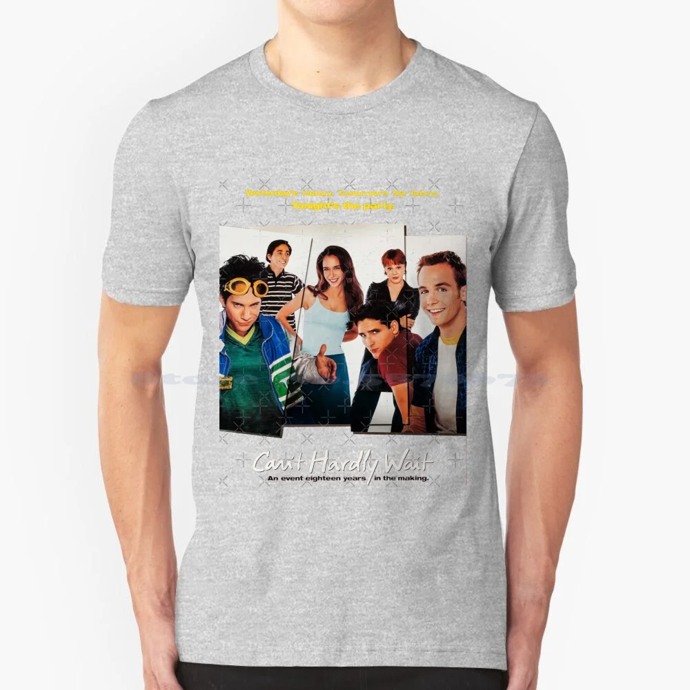 Can'T Hardly Wait-90S Teen Movie With Jennifer Love Hewitt And Seth Green T Shirt 100% Cotton Tee Teen Film Nineties 1990S