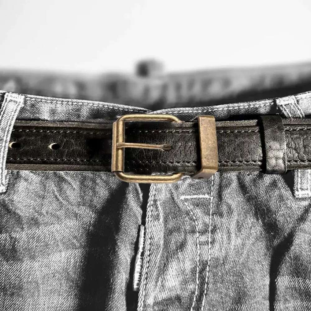 Diy استبدال دبوس مشبك الأحزمة اليدوية زنار أبازيم الرجال النساء سبيكة حزام رئيس حزام خصر رؤساء الجلود الحرفية الملحقات