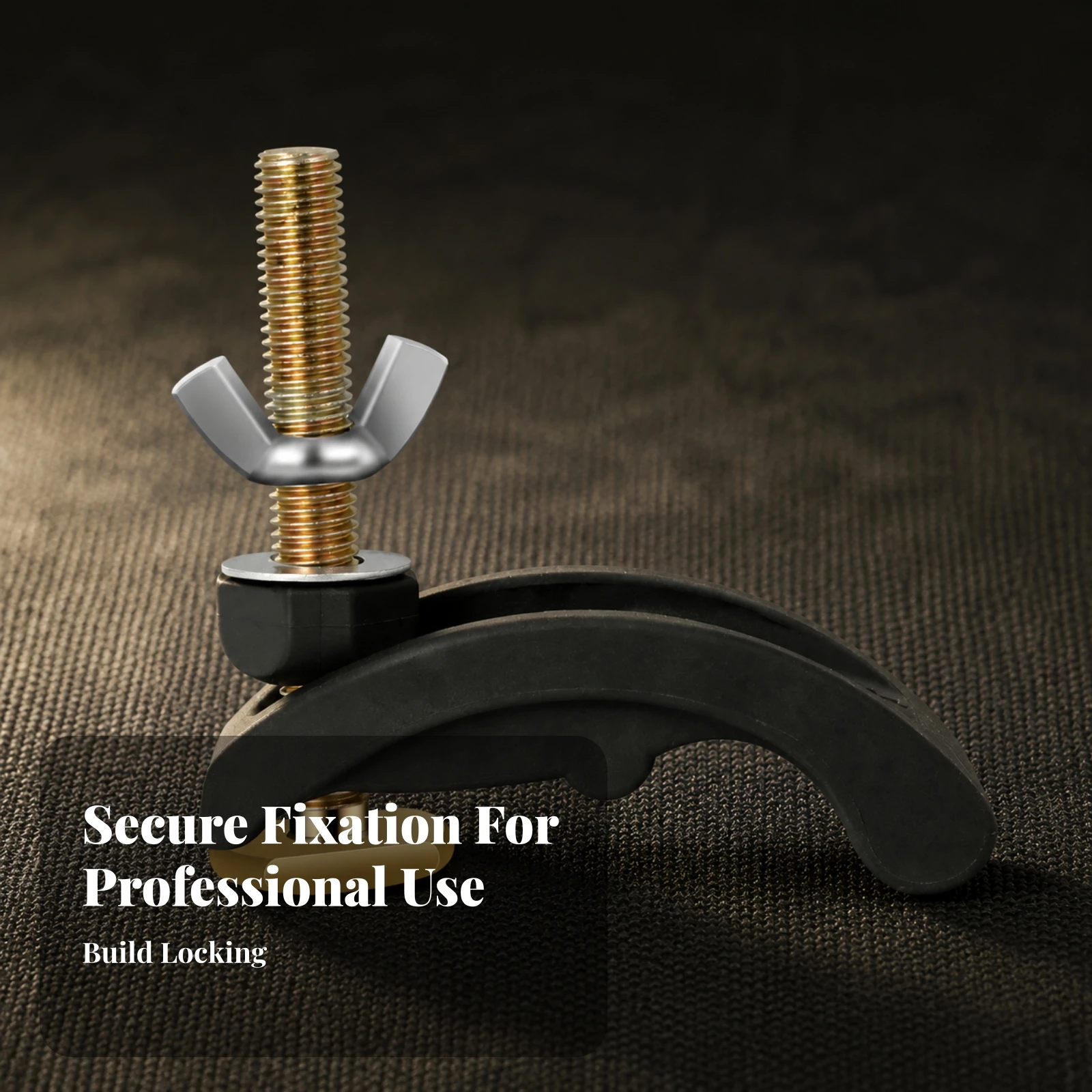 Engraving Machine Clamping Fixture Hand-Tightened Clamping Fixture with Wing Nut Workpiece Clamp Manual for Engravers