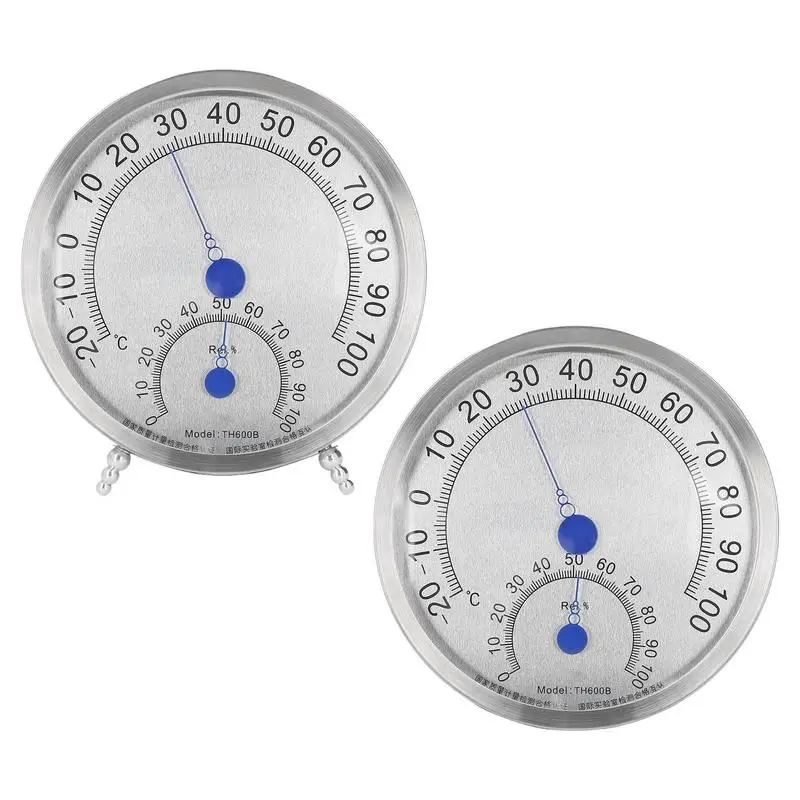 Analog Hygrometer Thermometers High Precision 2 In 1 Temperature Humidity Monitor Gauge High Precision Weather Dial For Patio