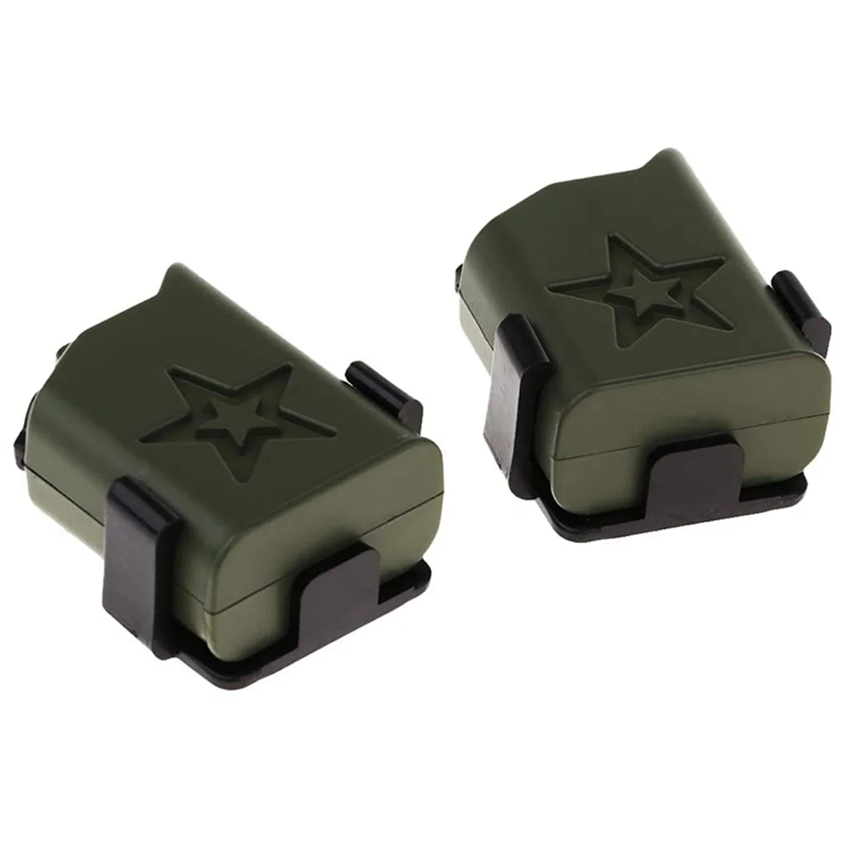 A77I 6X 장식 액세서리 1/10 스케일 RC 락 크롤러 축 레이스 SCX10 90046 트럭 자동차 용 플라스틱 미니 연료 탱크