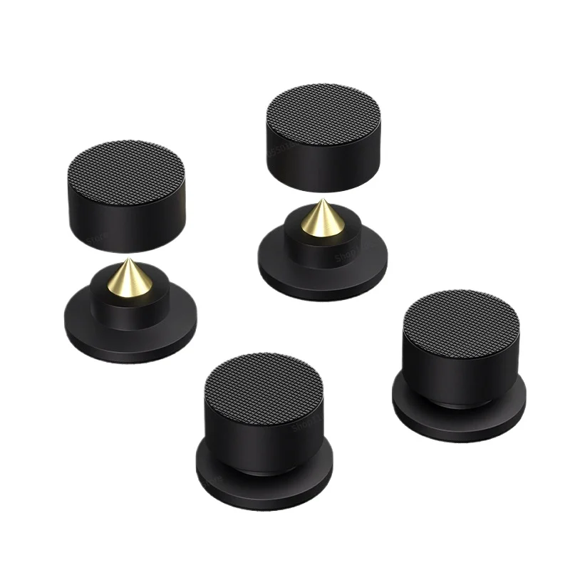 For  Audio Power Amplifier Shock Absorption Foot Pad Aluminum Alloy Front CD Foot Pad Bookshelf Speaker Shock