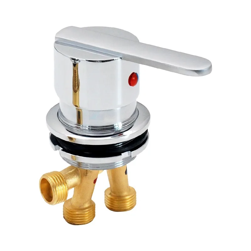 1 in 2 out bathtub valve set , bathroom separator for tap and sprinkler , shower room faucet switch 1 pcs