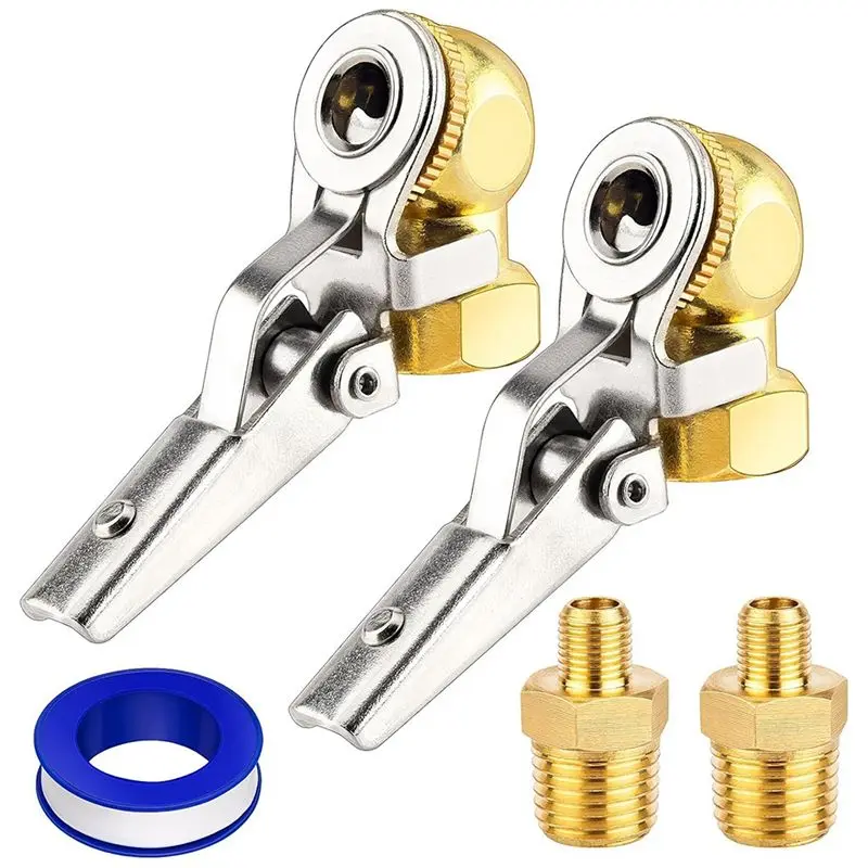1/4'' Female NPT Air Chuck With Clip With Inflator Adapter For Tire Inflator Air Compressor Hose-A28K