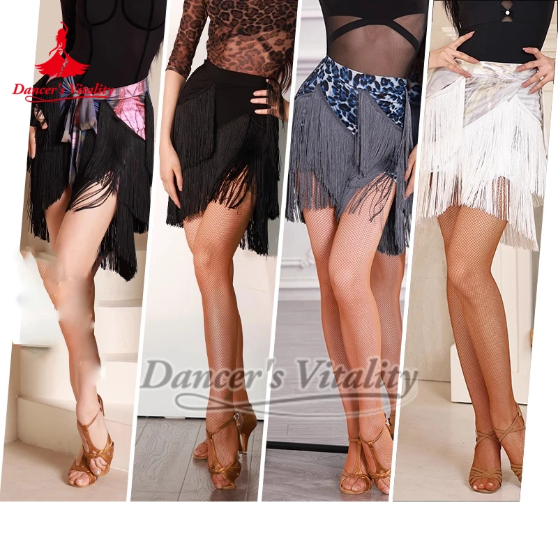 Glands de danse du ventre latine, écharpe de hanche, jupe à bandes une pièce, ceinture d'entraînement pour femmes adultes, vêtements de concours professionnels Sexy