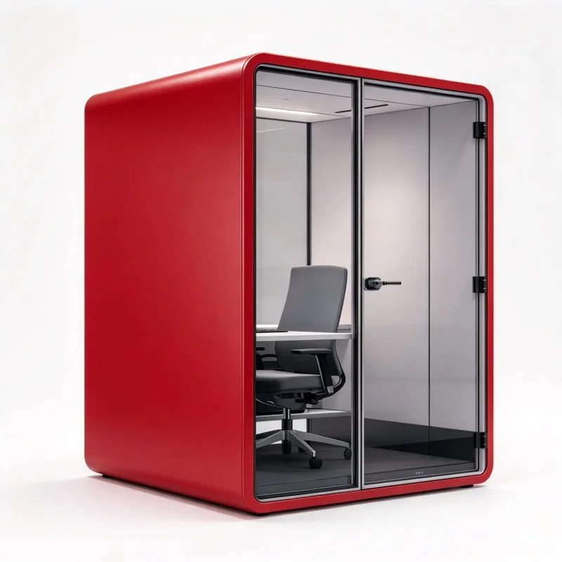 Canada Standard Acoustic Pod Soundproof Booth Silent Design for Open Office Study Room Recording Phone Call Privacy Space