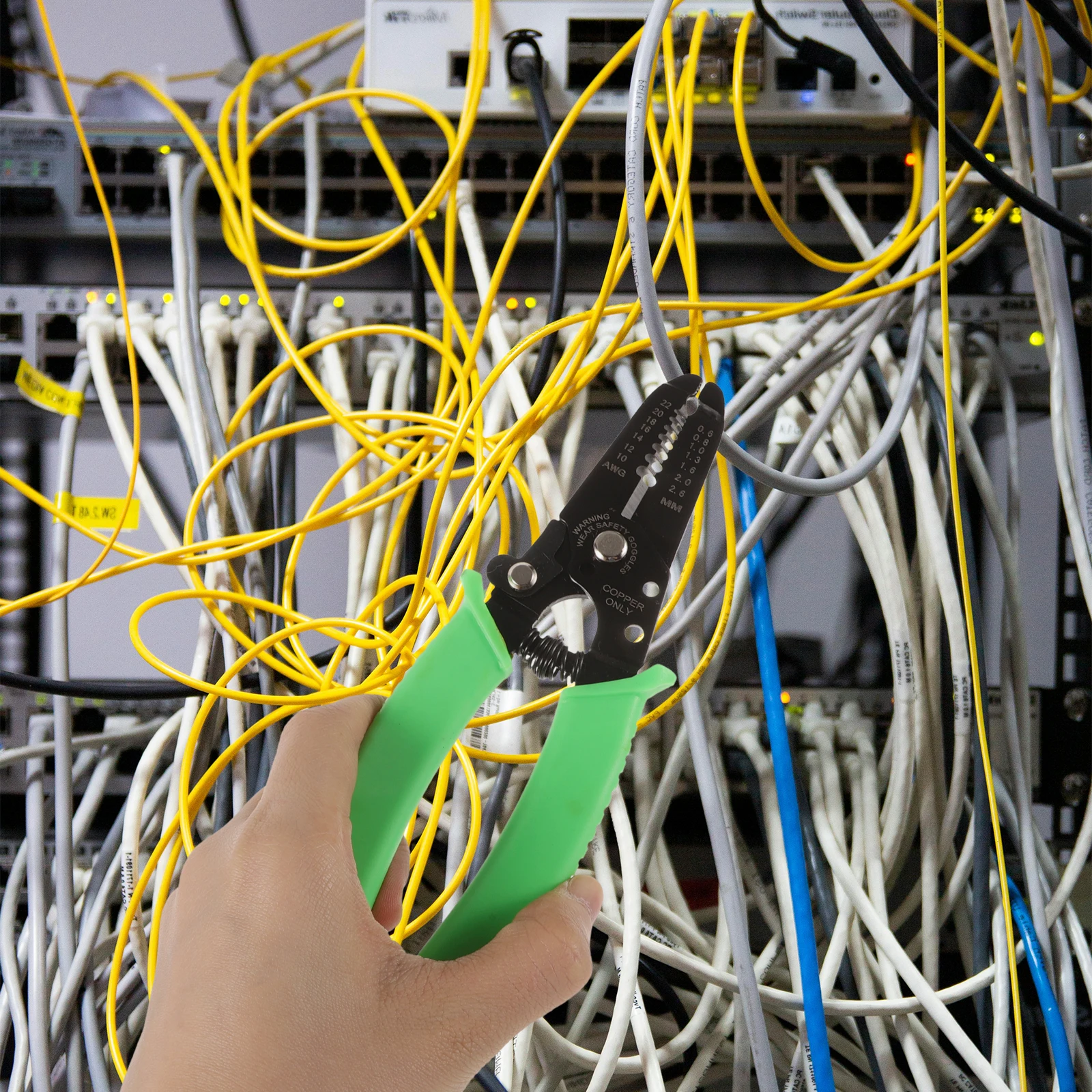 

Household Wire Stripper Pliers Ergonomic Alloy Electrical Cable Cutter Stripper Lightweight Electrical Tools for Electricians