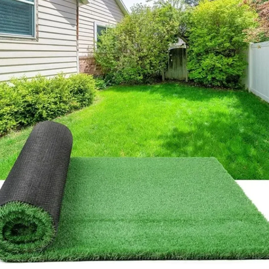 

1 Set Artificial Grass Mat 50/200cm Green Pet lawn Mat For Outdoor Garden Garden landscape Playground (no Debris Or Grass Fall)