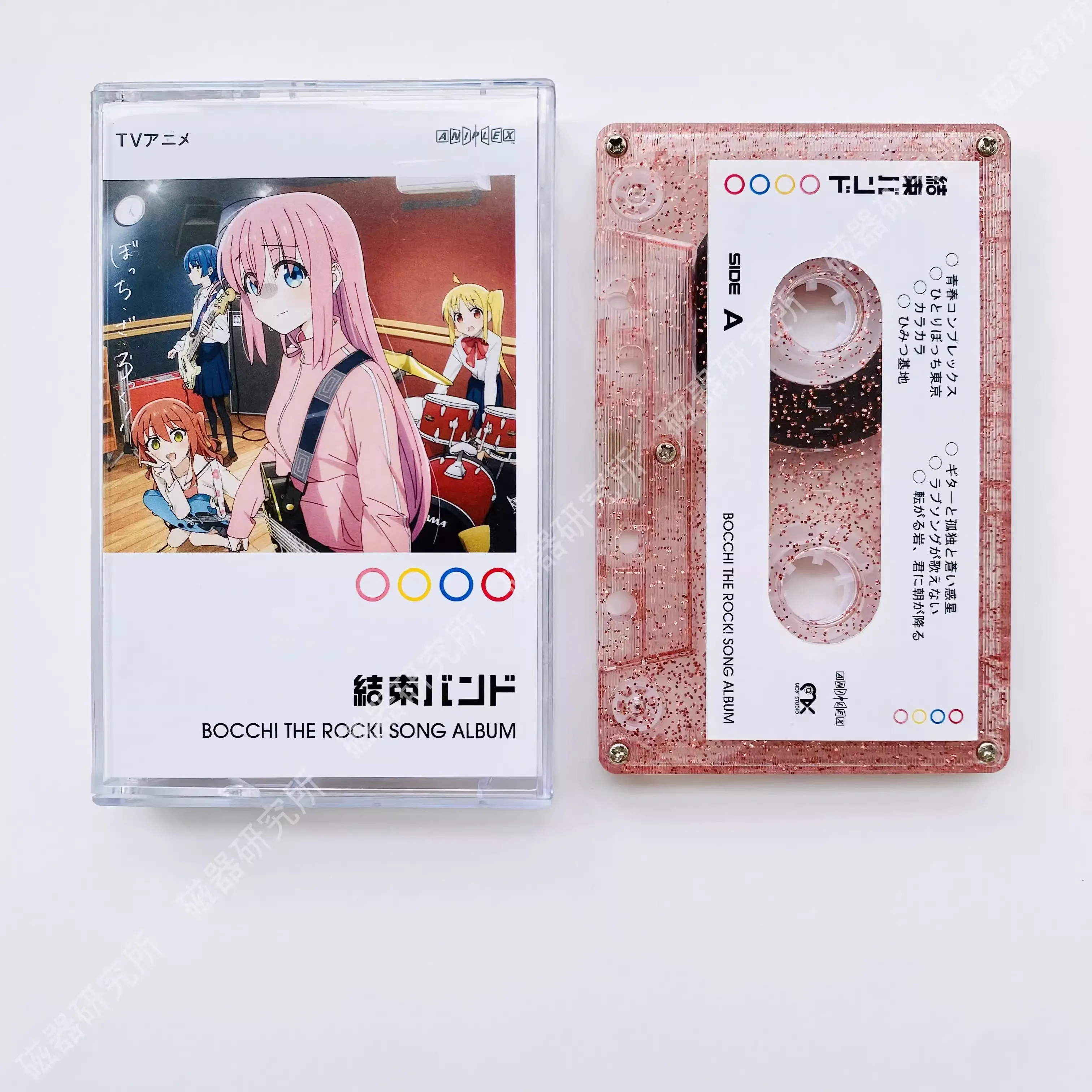 Anime BOCCHI THE ROCK Kessoku Banndo Gotoh Hitori Music Tape Cosplay Soundtracks Box Cassettes Walkman Car Tape Party Music Prop