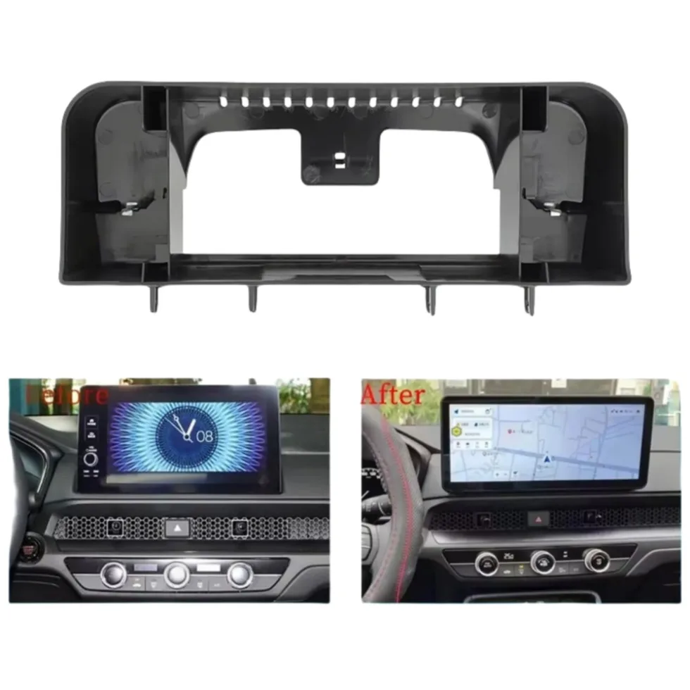 12.3 Inch Fascia Adapter Canbus Box Decoder for Honda CRV CR-V 2023+ Android Radio Dash Fitting Kit