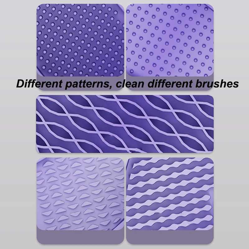 Spazzola per trucco in silicone 3 in 1, tappetino per ciotola pulita e stendino - Strumento per pulizia e asciugatura all'aria dei pennelli cosmetici, kit organizer per strumenti di bellezza