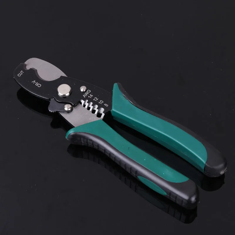 Heißer Verkauf Multi Tool 8 "Draht Stripper Kabel Schneiden Schere Abisolieren Zangen Cutter 1,6-4,0mm Hand Werkzeuge ferramentas Herramientas – Detail 4