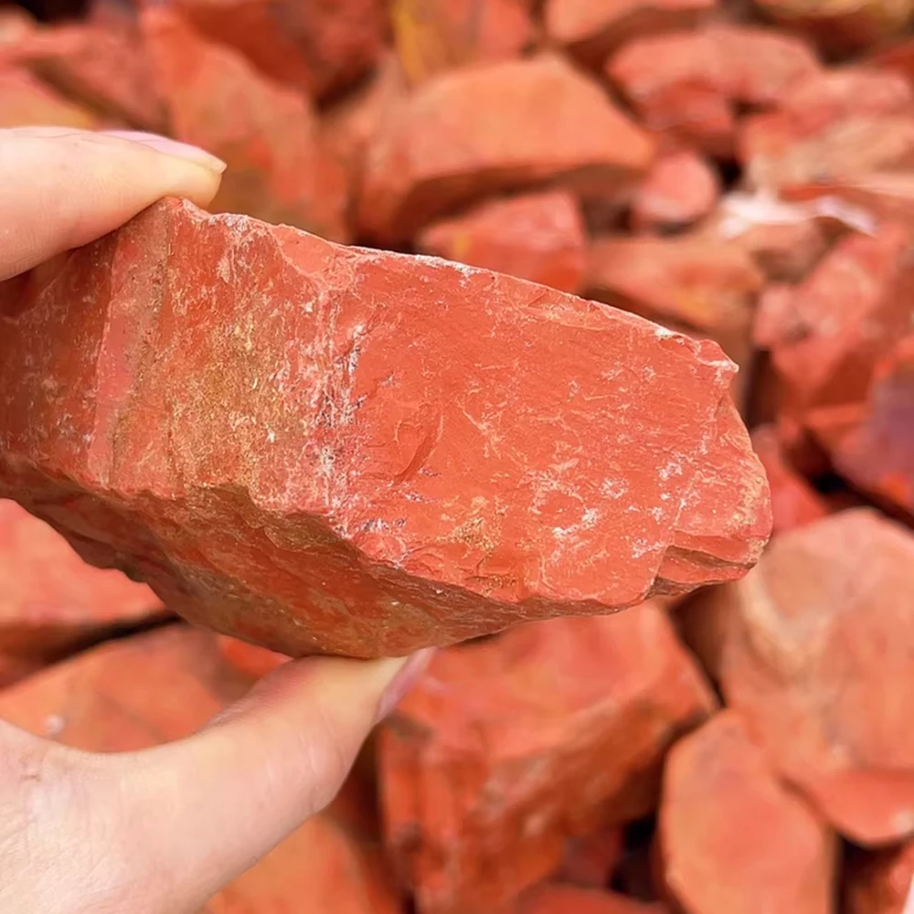 

2 кг натурального необработанного камня из красной яшмы для резки драгоценных камней