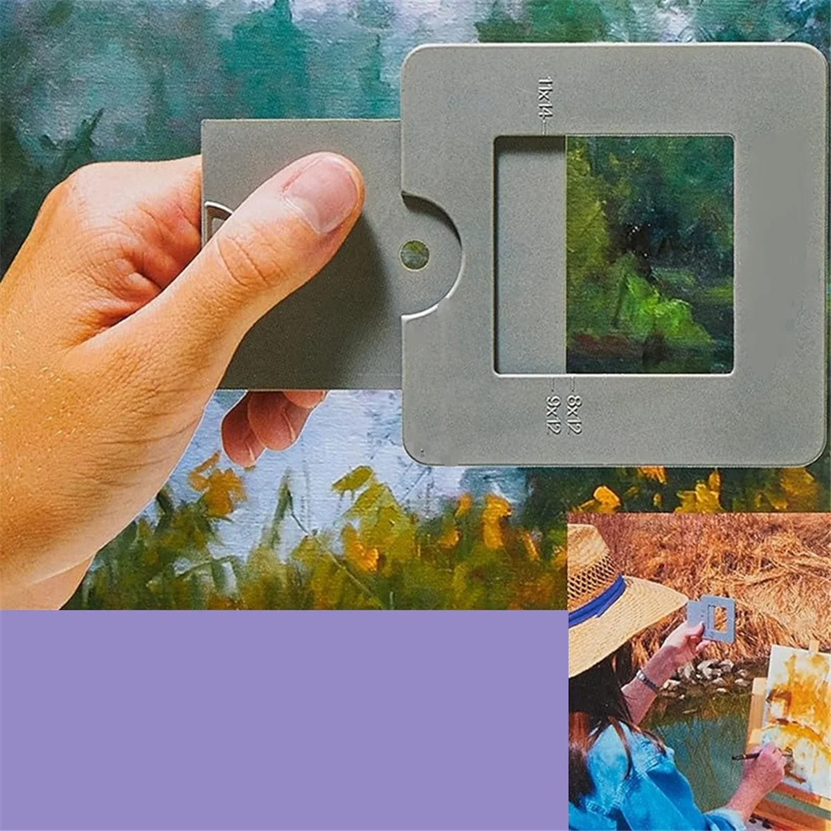 A04R-Upgrade Color Wheel View Finder Photographer Photography Accessories Color Wheel Viewfinder Golden Ratio Viewer