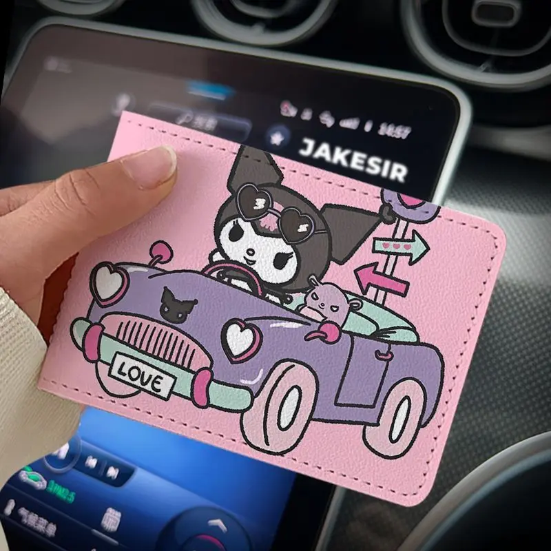 Car Registration Driver's License And Insurance Card Holder - Leather Vehicle Glove Box Automobile Documents Paperwork Organizer